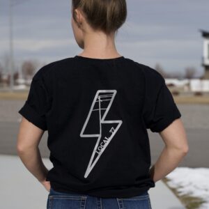 Local Lightning Bolt Lineman T-Shirt | All Locals Available