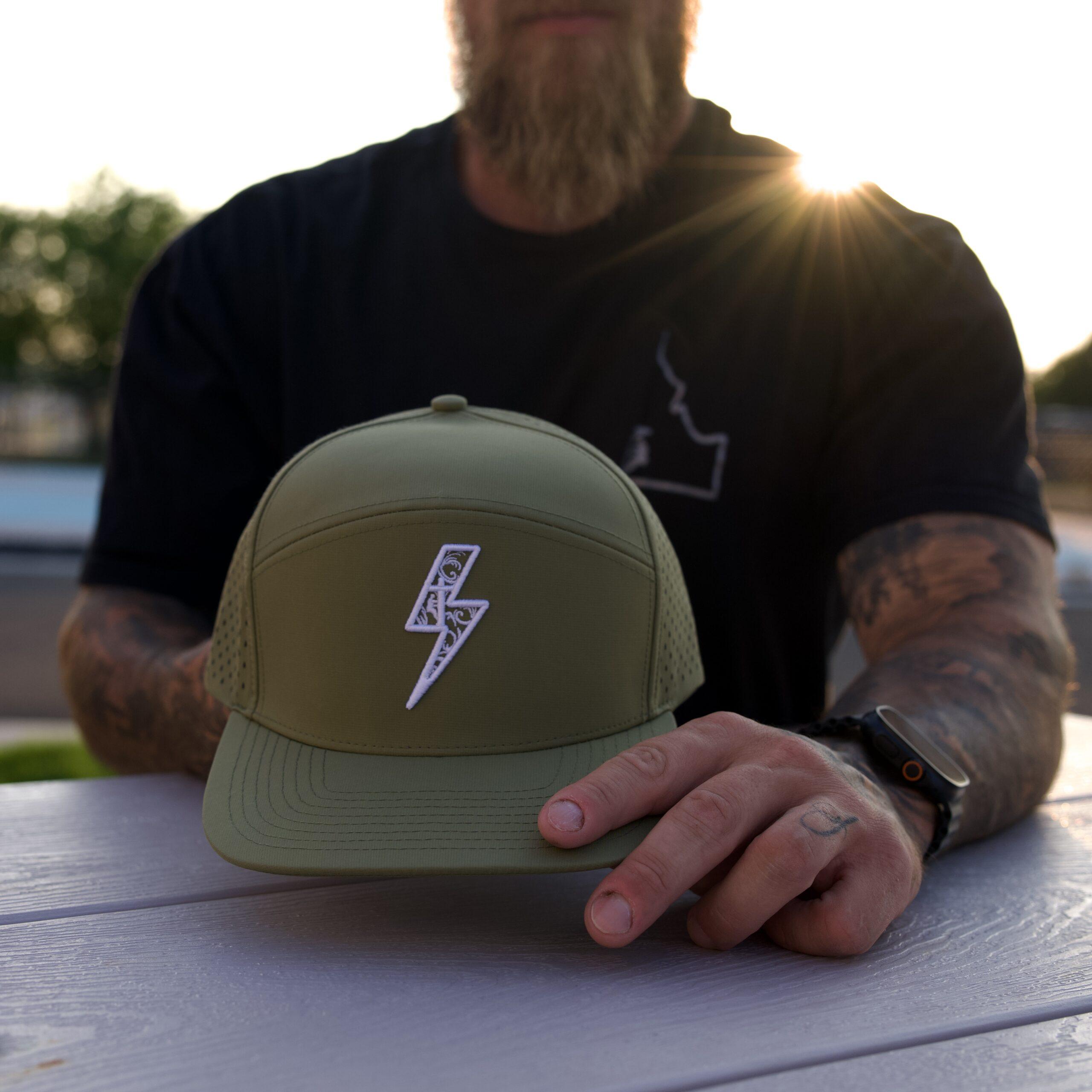 Western filigree embroidered lineman hat - Image 5