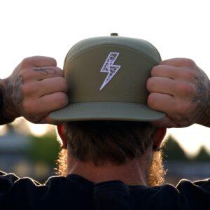 Western filigree embroidered lineman hat