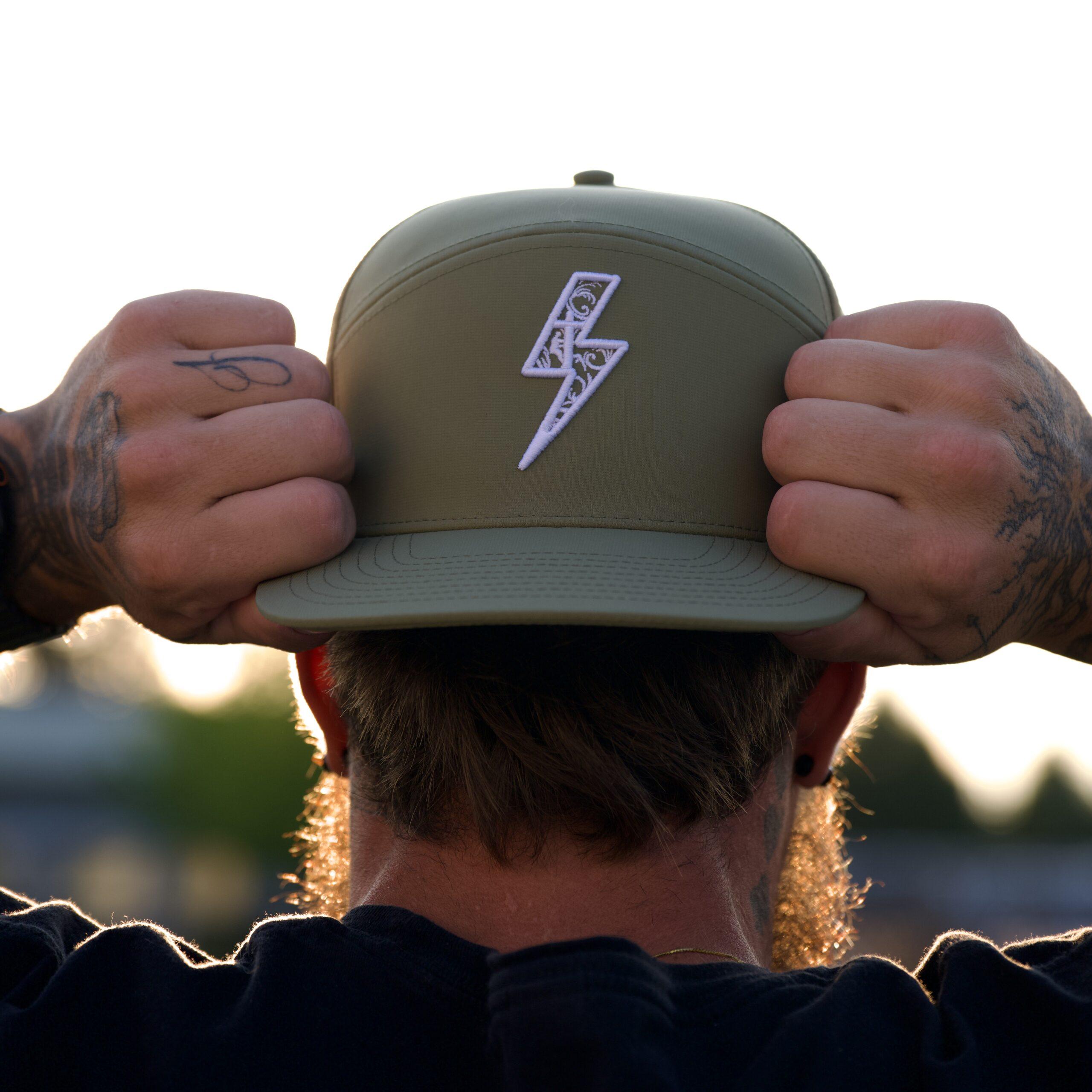 Western filigree embroidered lineman hat