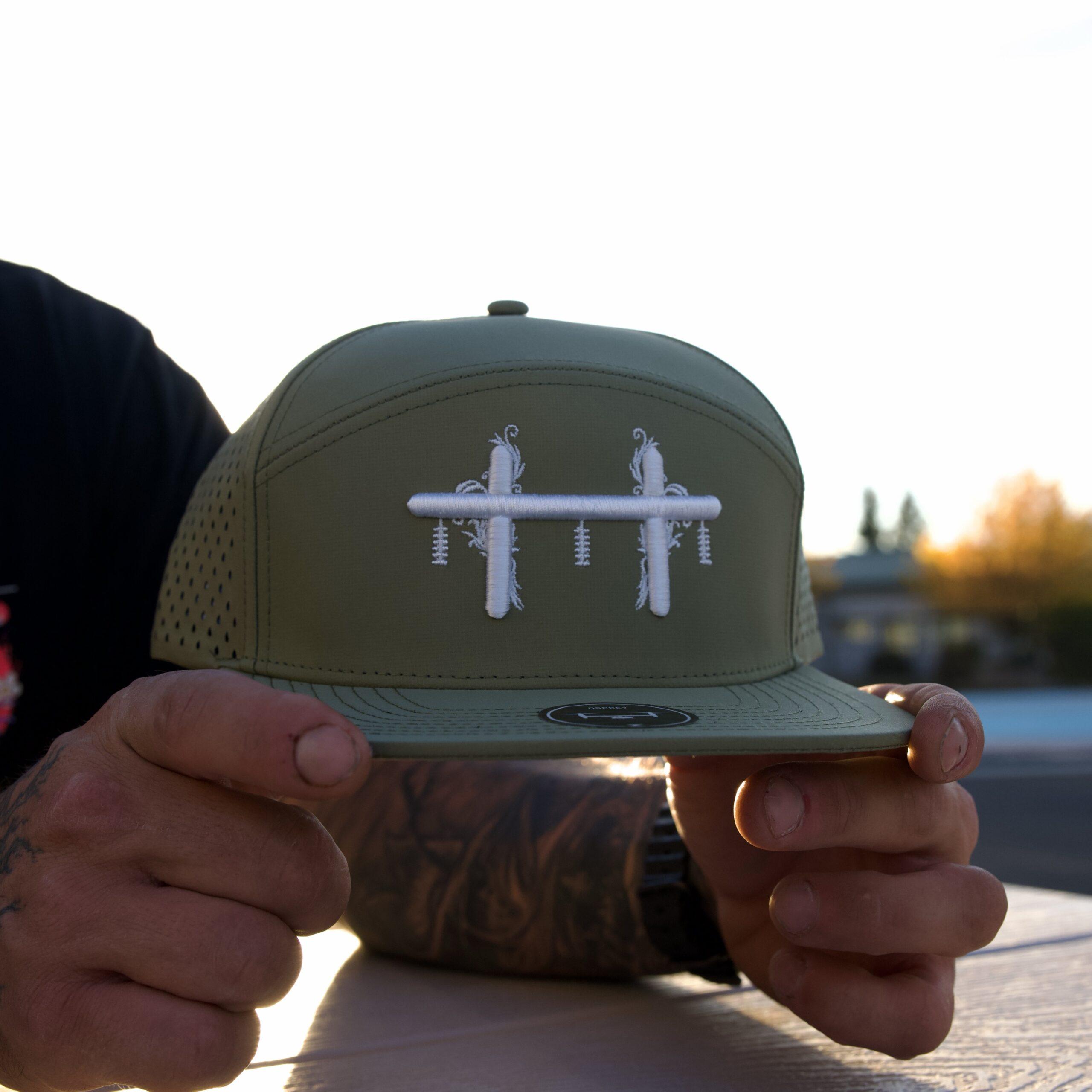 H structure western filigree embroidered lineman hat - Image 2