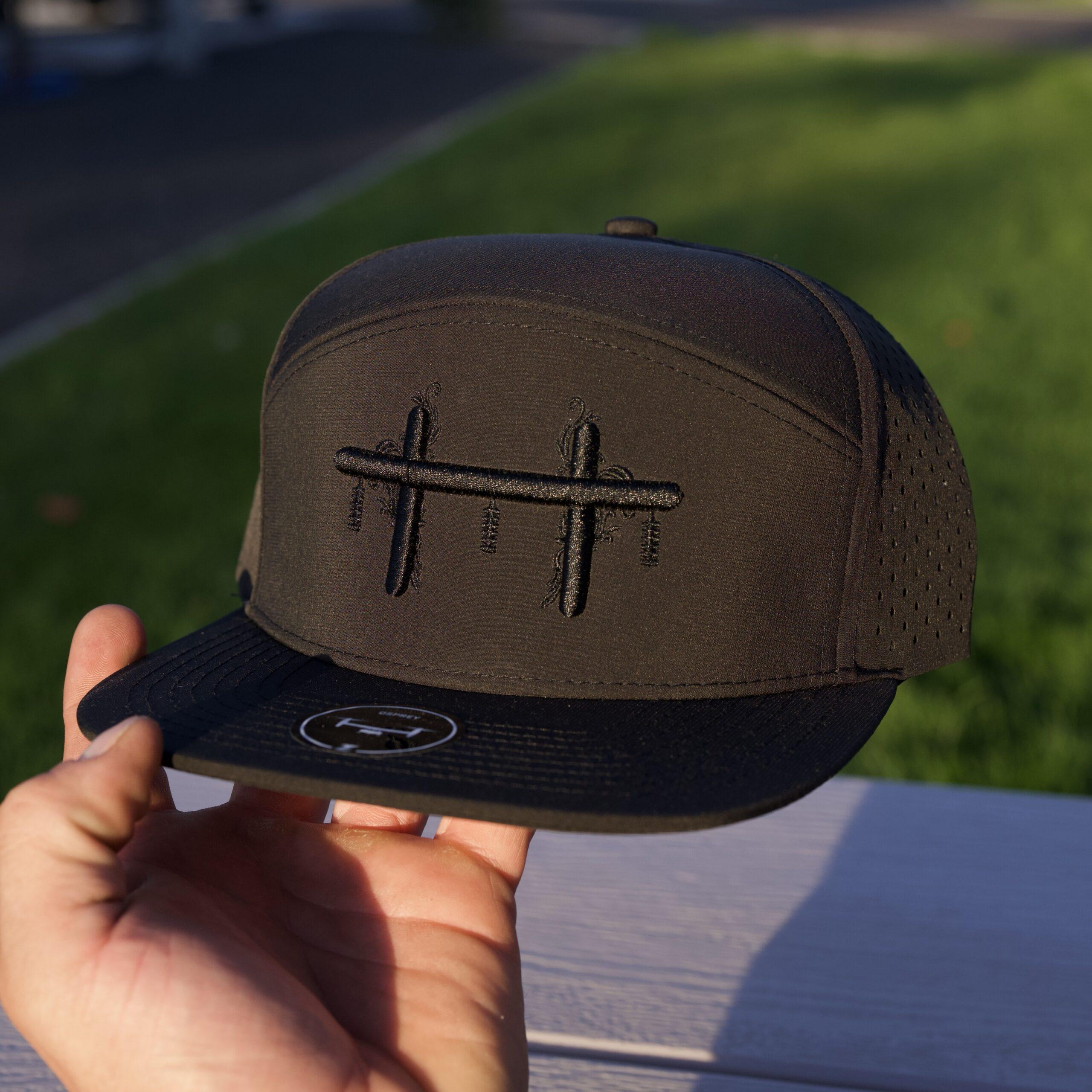 H structure western filigree embroidered lineman hat - Image 3