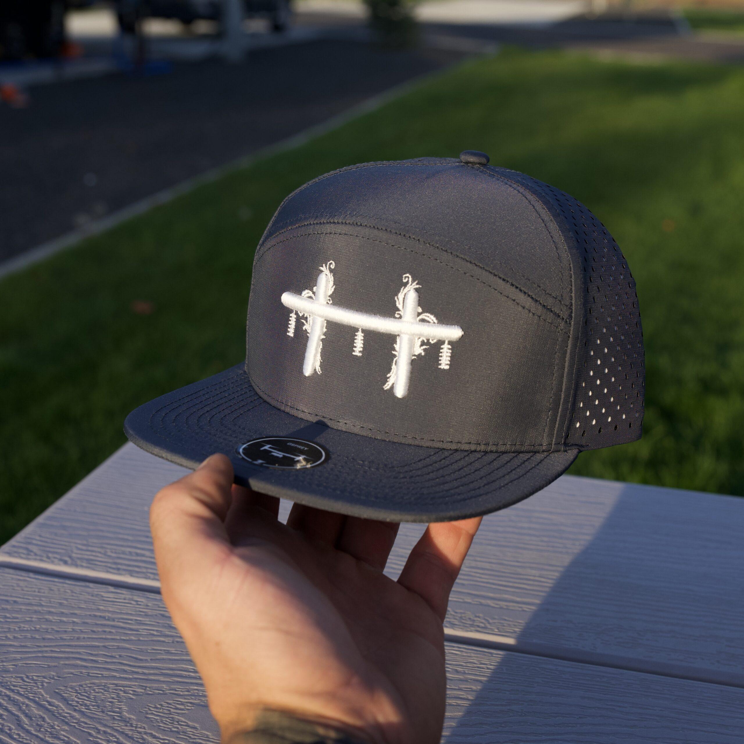 H structure western filigree embroidered lineman hat - Image 4